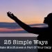 simple ways to make mindfulness