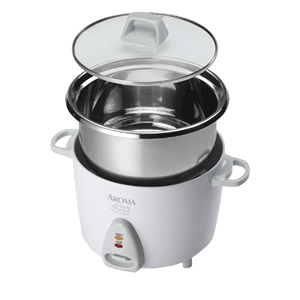 Aroma Simply Stainless 3 Cup Rice Cooker