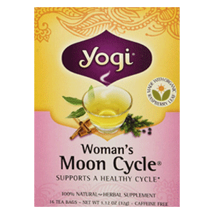 Yogi Teas Womans Moon Cycle Organic Tea for Cramps Relief