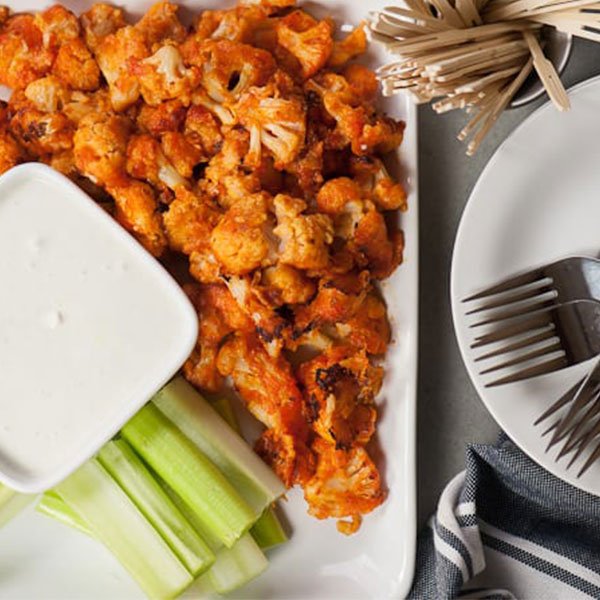 Buffalo Cauliflower Bites