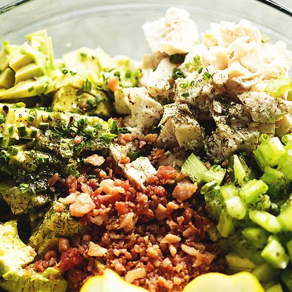 Keto Chicken Salad With Avocado And Bacon