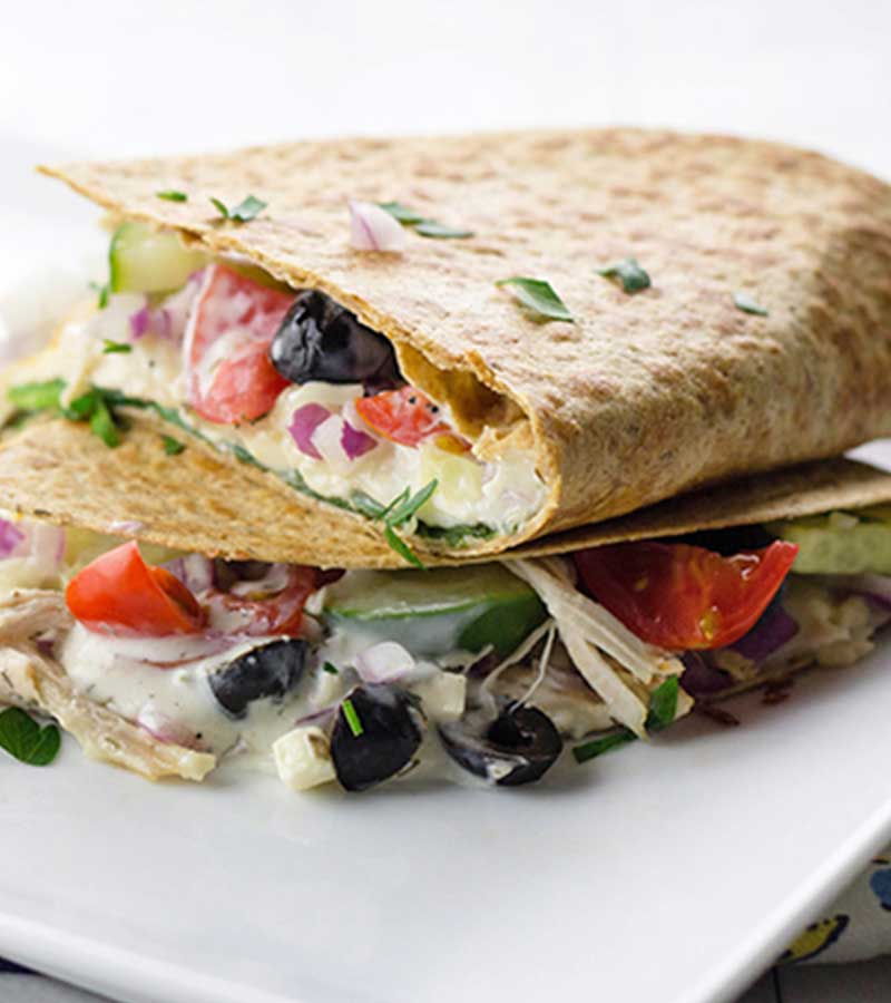 Greek Quesadilla