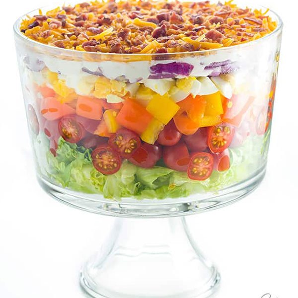 Keto Layered Salad