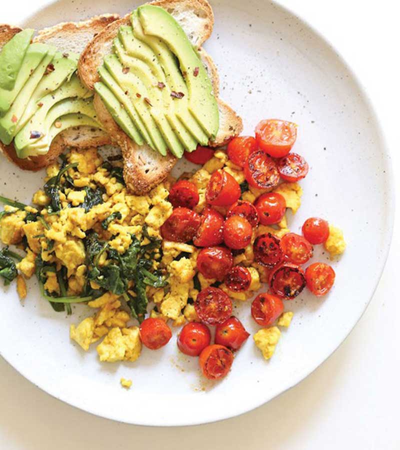 Turmeric Tofu Scramble