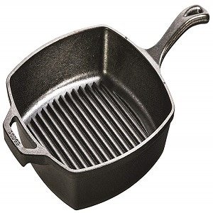 lodge square cast iron grill pan