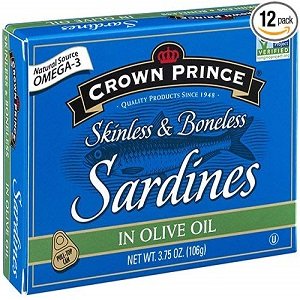 crown prince skinless & boneless sardines
