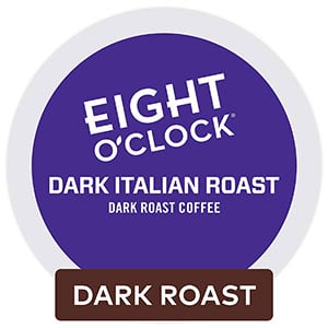 eight o’clock coffee dark italian Roast k cup coffee
