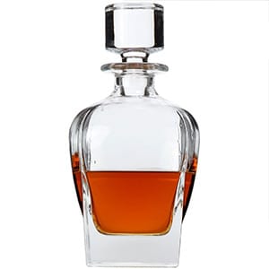 lily’s home wine liquor and whiskey decanter