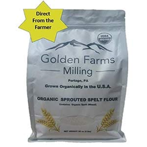 organic sprouted whole grain spelt flour
