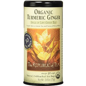 republic organic turmeric ginger green tea