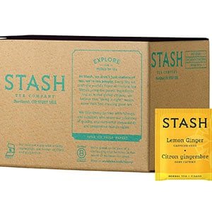 stash tea lemon ginger herbal tea