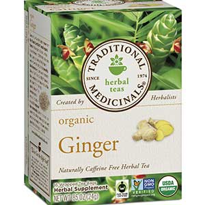 traditional medicinals organic ginger herbal