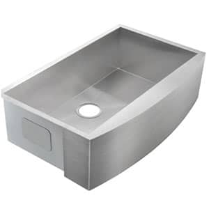 comllen 33 inch stainless steel single basin farmhouse sink