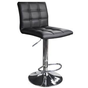 leopard outdoor products modern square pu leather adjustable bar stools