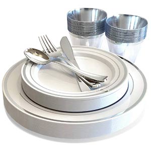 ludere elegant disposables dinnerware and cutlery