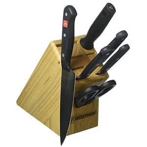 wusthof gourmet seven piece starter block set