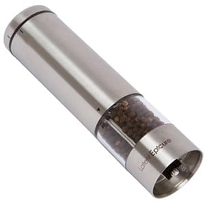latent epicure battery operated salt and pepper grinder set