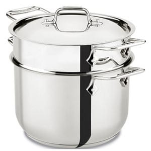 all- clad’s e41456 stainless steel pasta pot and insert