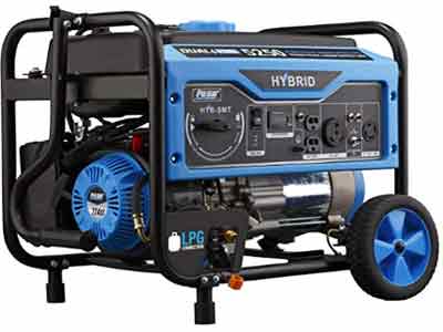 pulsar 5250W dual fuel portable generator