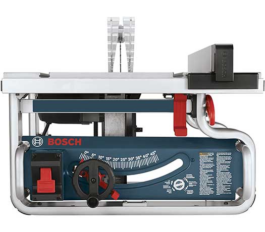 bosch jobsite table saw gts1031 with one-handed carry handle
