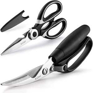 x-chef poultry shears and kitchen scissors set of 2