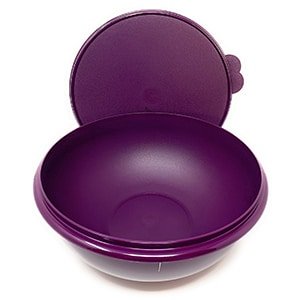 tupperware fix n mix mixing bowl 26 cup purple with purple seal