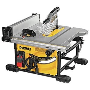 dewalt table saw for jobsite, compact, 8-1/4-inch (dwe7485)