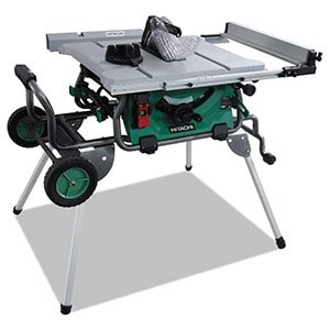 hitachi c10rj 10" 15-amp jobsite table saw with 35" rip capacity