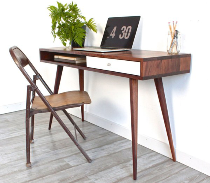 mid-century modern desk